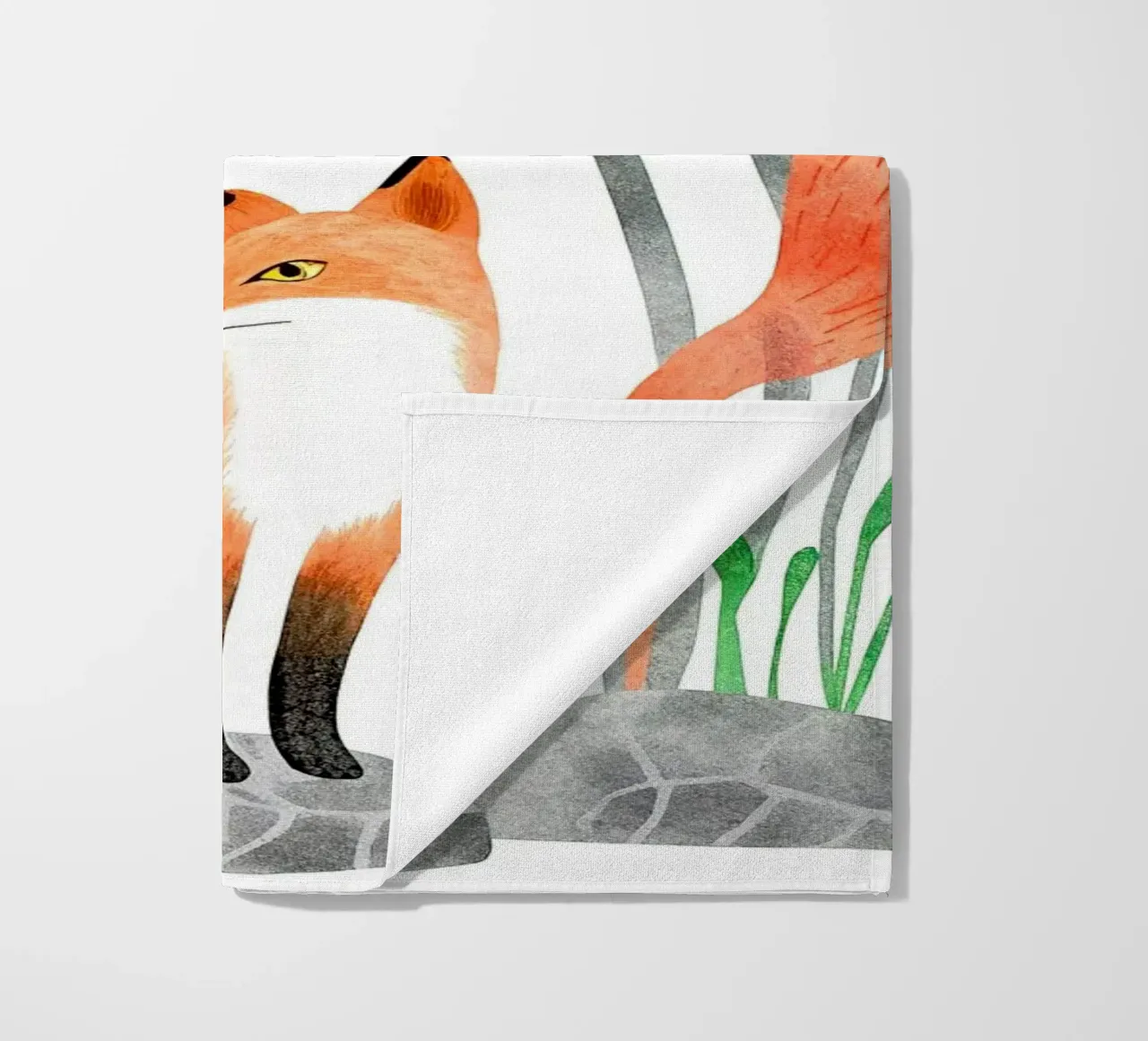 La cola del zorro toalla de playa de 🐹 BABY ART PRINTS