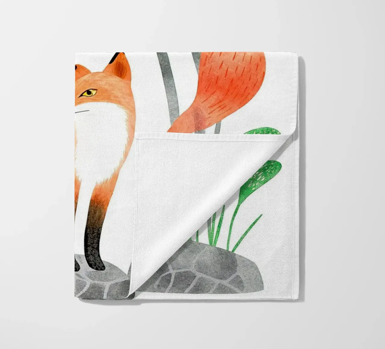 La cola del zorro toalla de playa de 🐹 BABY ART PRINTS