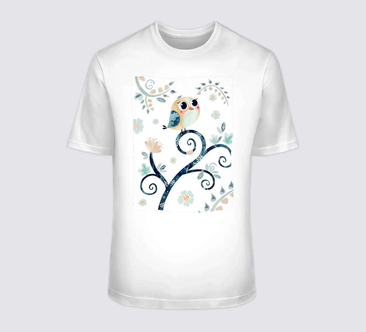 A very funny little bird t-shirt by 🐹 BABY ART PRINTS