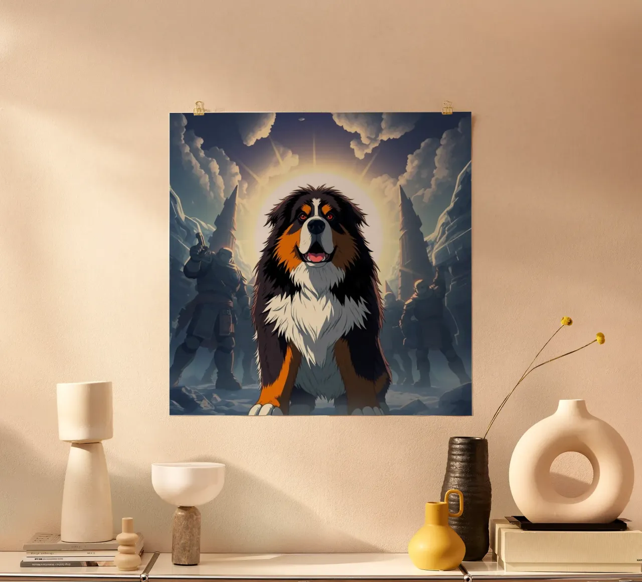 Bellissimo cane da montagna bernese #40 poster da Yumis.Beargang.and.Me