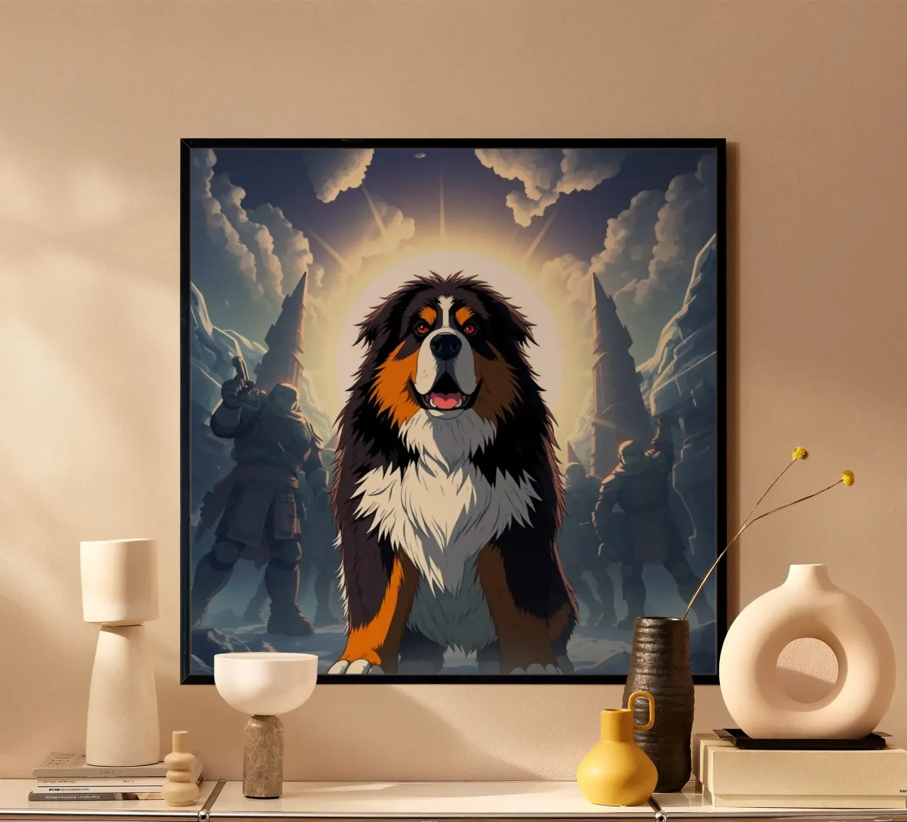 Bellissimo cane da montagna bernese #40 poster da Yumis.Beargang.and.Me