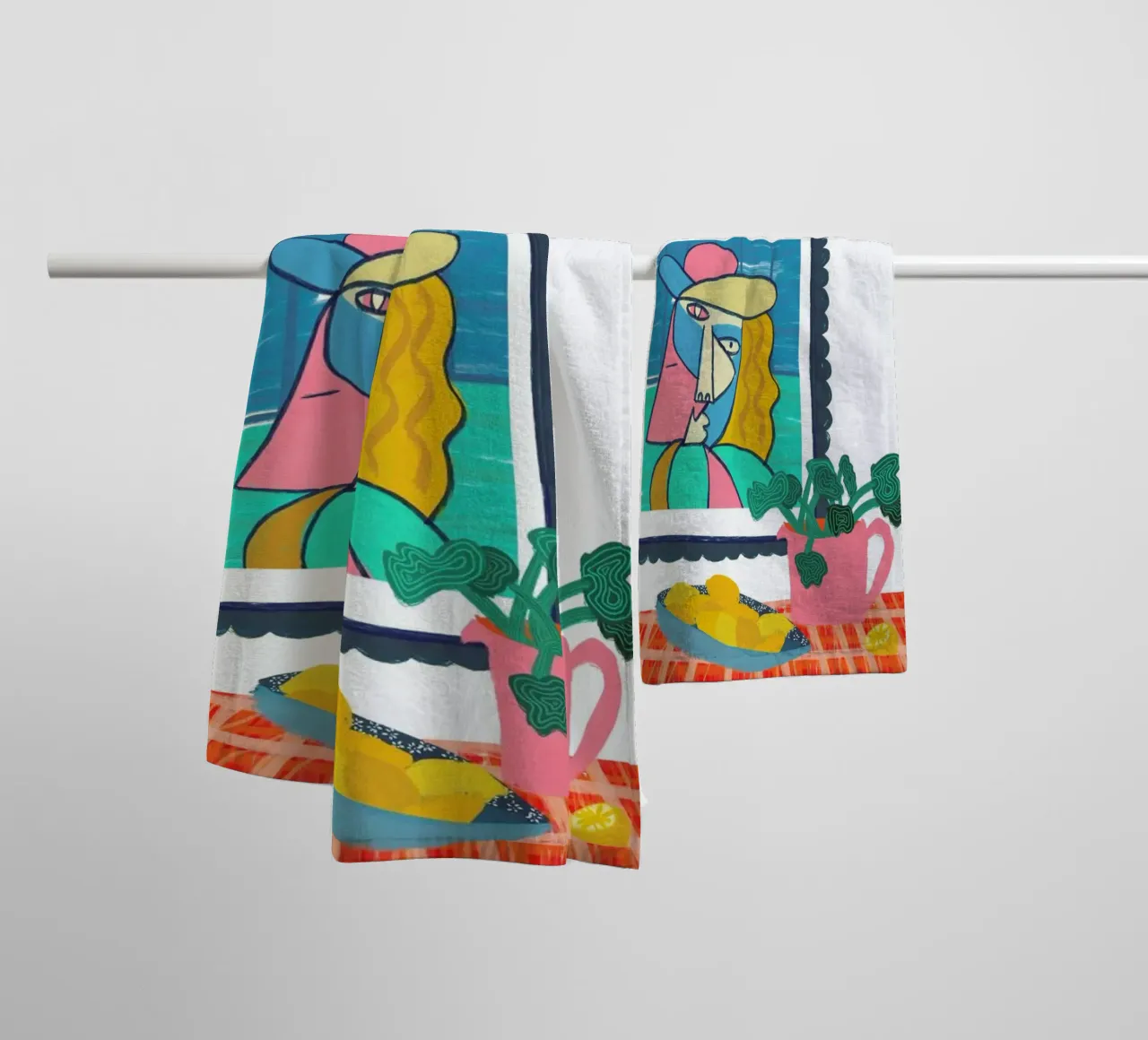 Kitchen Setup towel by Maria Kritzas