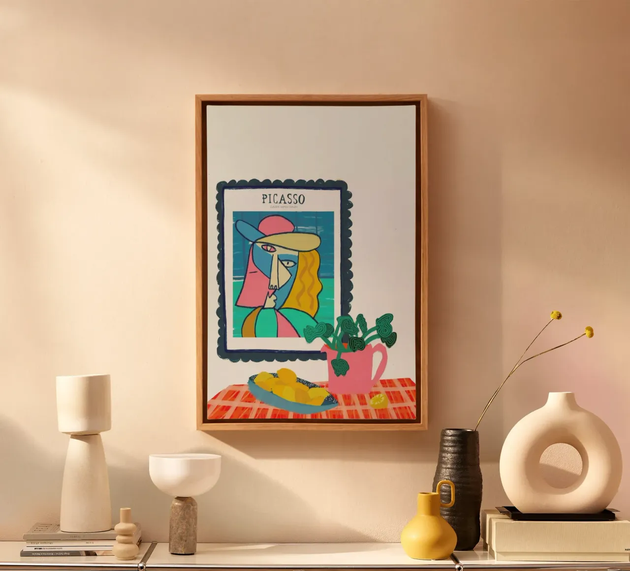 Kitchen Setup Leinwand von Maria Kritzas