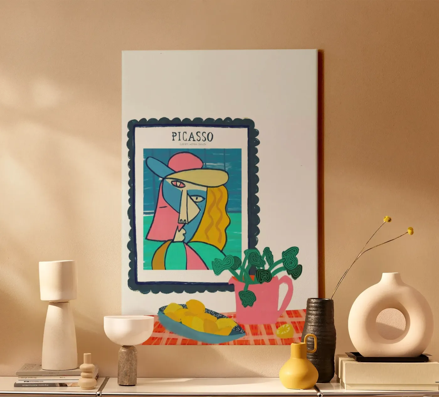Kitchen Setup canvas by Maria Kritzas