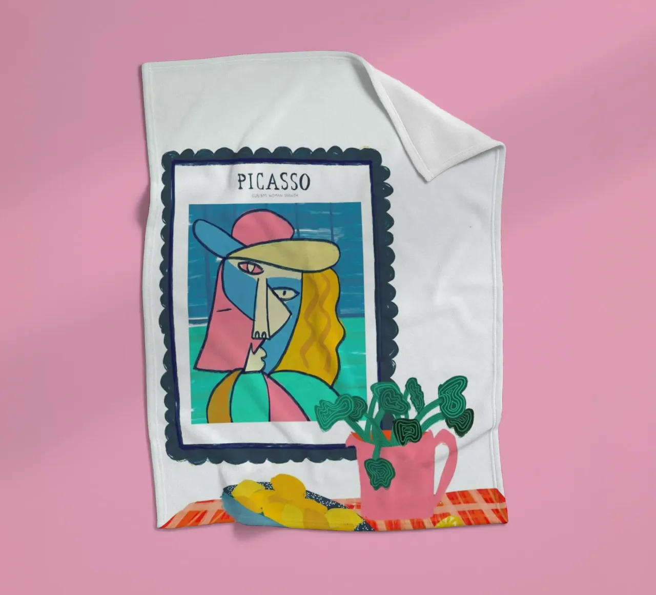 Kitchen Setup fleecedeken van Maria Kritzas