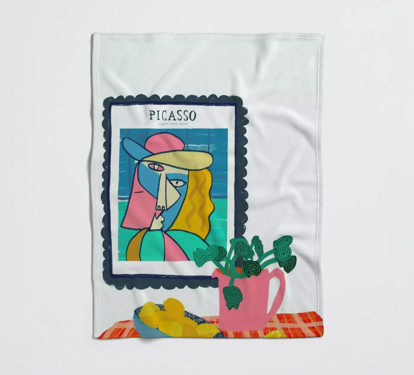 Kitchen Setup fleecedeken van Maria Kritzas