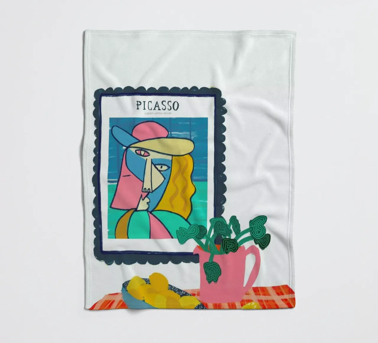 Kitchen Setup fleecedeken van Maria Kritzas