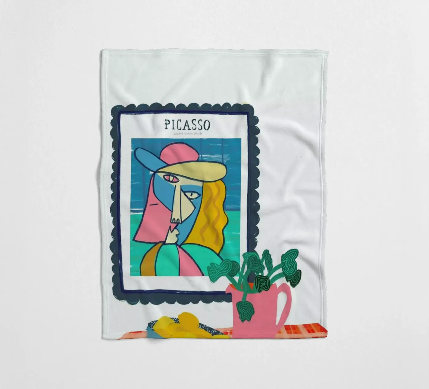 Kitchen Setup fleecedeken van Maria Kritzas