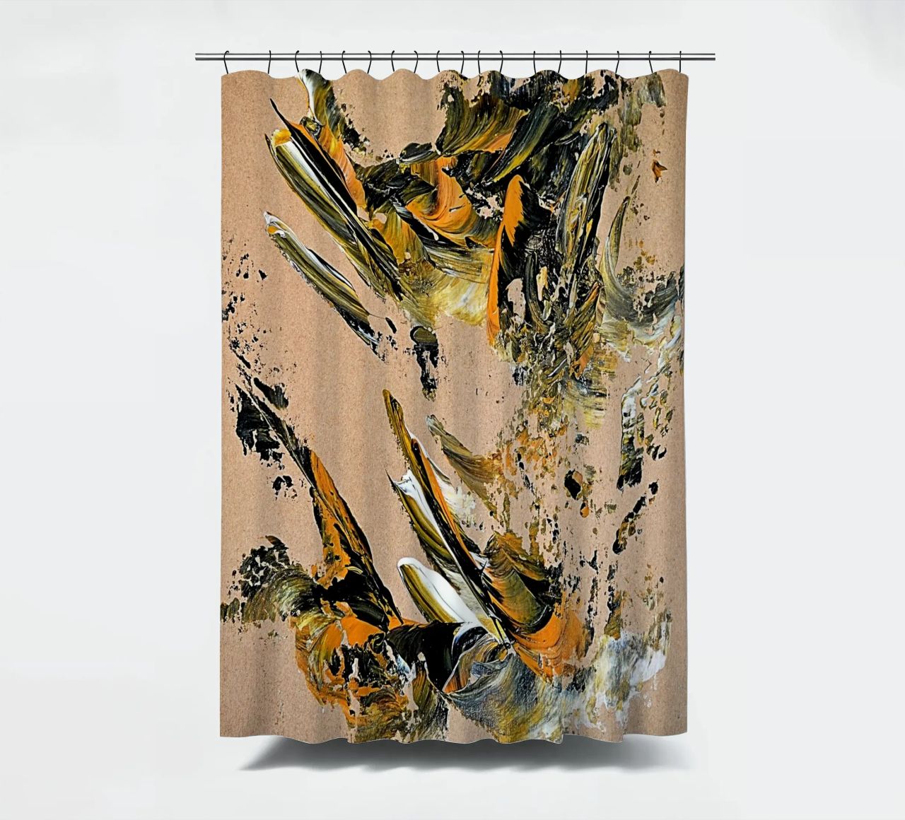 MESSAGE FROM THE HEART 25 tenda da doccia da Thierry Vobmann Abstract painting