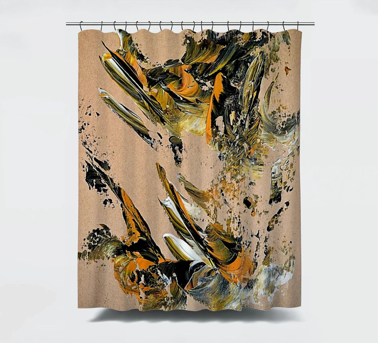 MESSAGE FROM THE HEART 25 tenda da doccia da Thierry Vobmann Abstract painting