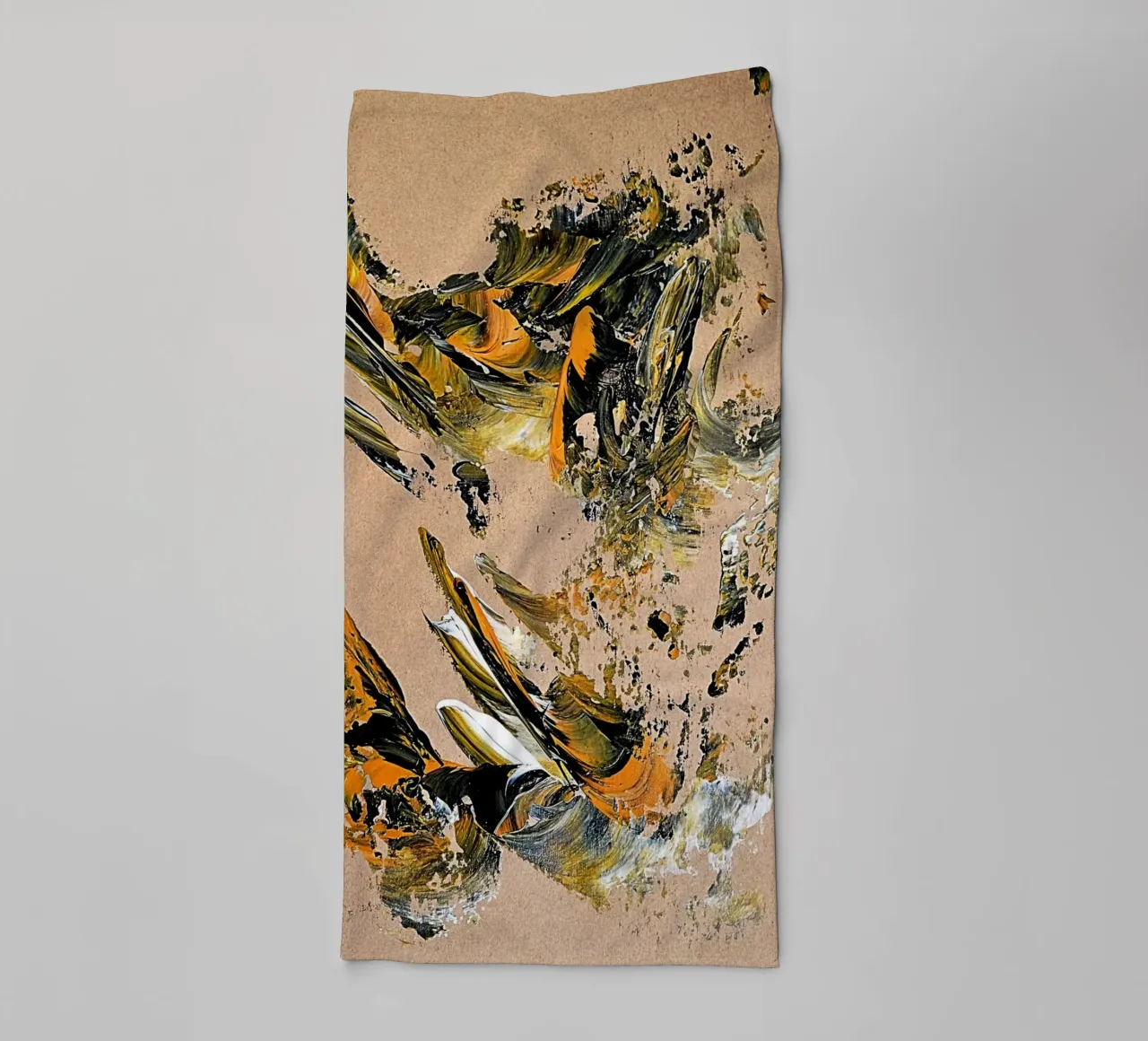 MESSAGE FROM THE HEART 25 asciugamano da bagno da Thierry Vobmann Abstract painting