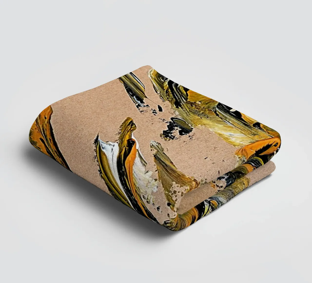 MESSAGE FROM THE HEART 25 asciugamano da bagno da Thierry Vobmann Abstract painting