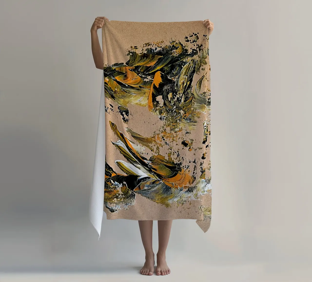 MESSAGE FROM THE HEART 25 telo mare da Thierry Vobmann Abstract painting