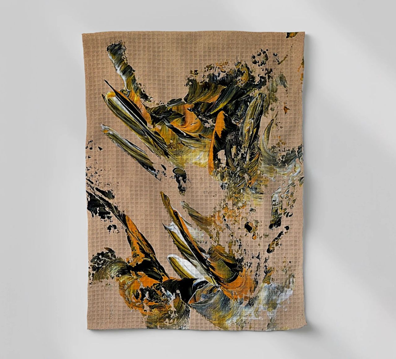 MESSAGE FROM THE HEART 25 canovaccio da cucina da Thierry Vobmann Abstract painting