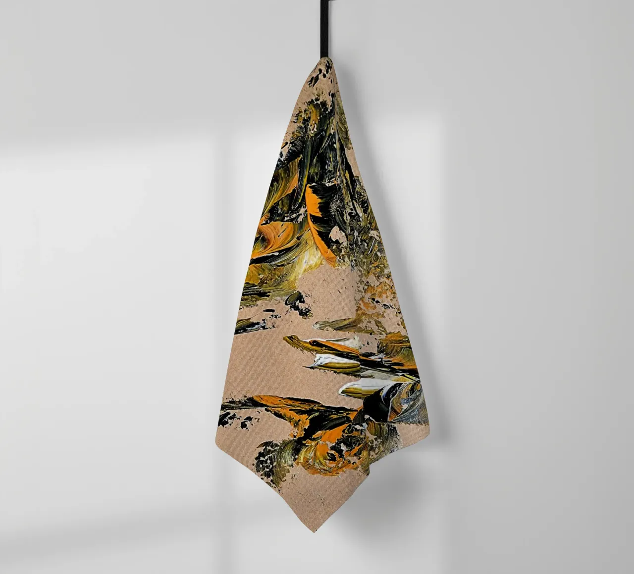 MESSAGE FROM THE HEART 25 torchon de Thierry Vobmann Abstract painting