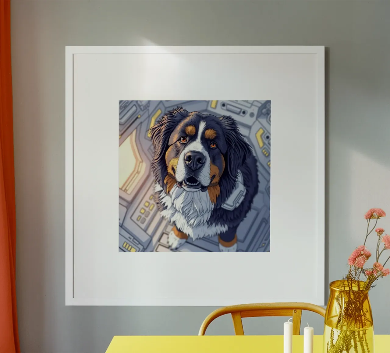 Bellissimo cane da montagna bernese #46 poster da Yumis.Beargang.and.Me