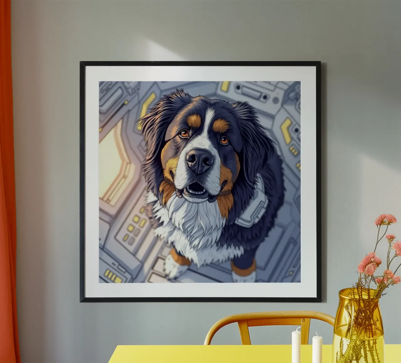 Bellissimo cane da montagna bernese #46 poster da Yumis.Beargang.and.Me