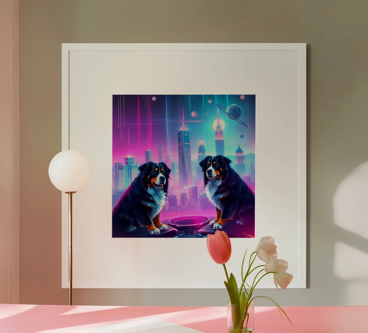 Bellissimo cane da montagna bernese #48 poster da Yumis.Beargang.and.Me