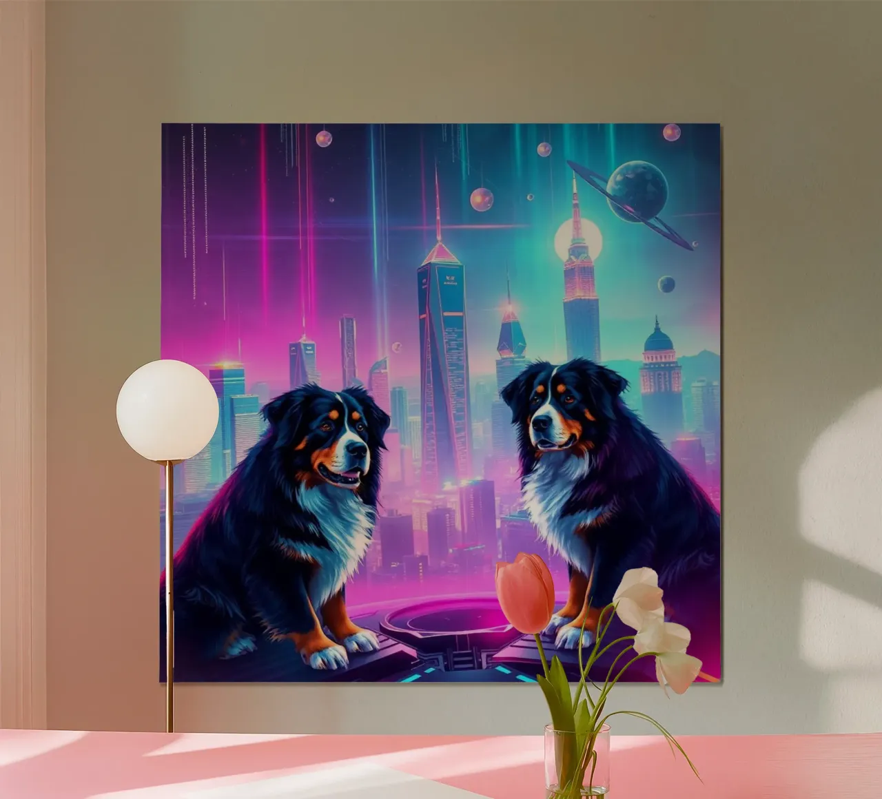 Bellissimo cane da montagna bernese #48 poster da Yumis.Beargang.and.Me