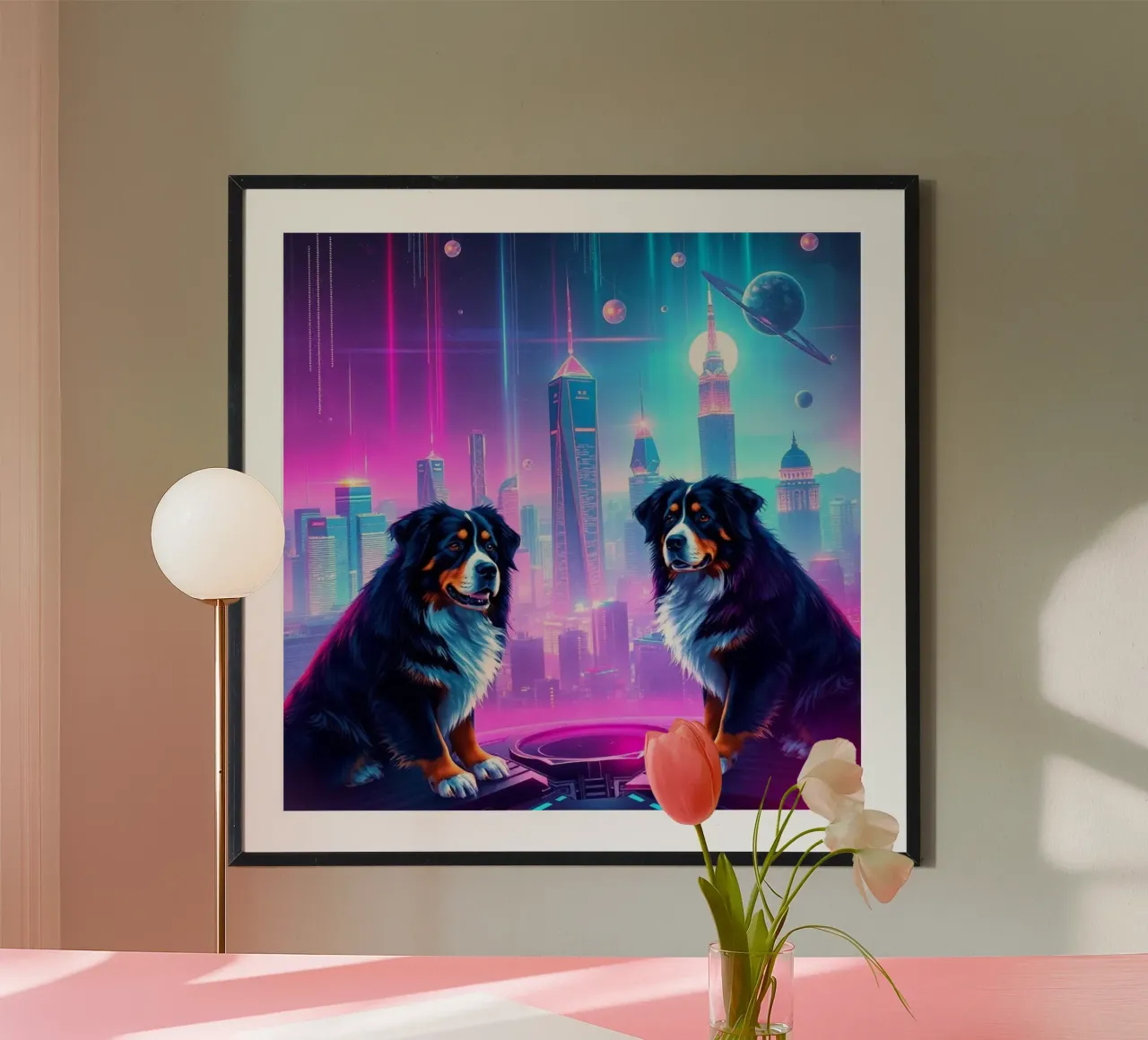 Bellissimo cane da montagna bernese #48 poster da Yumis.Beargang.and.Me