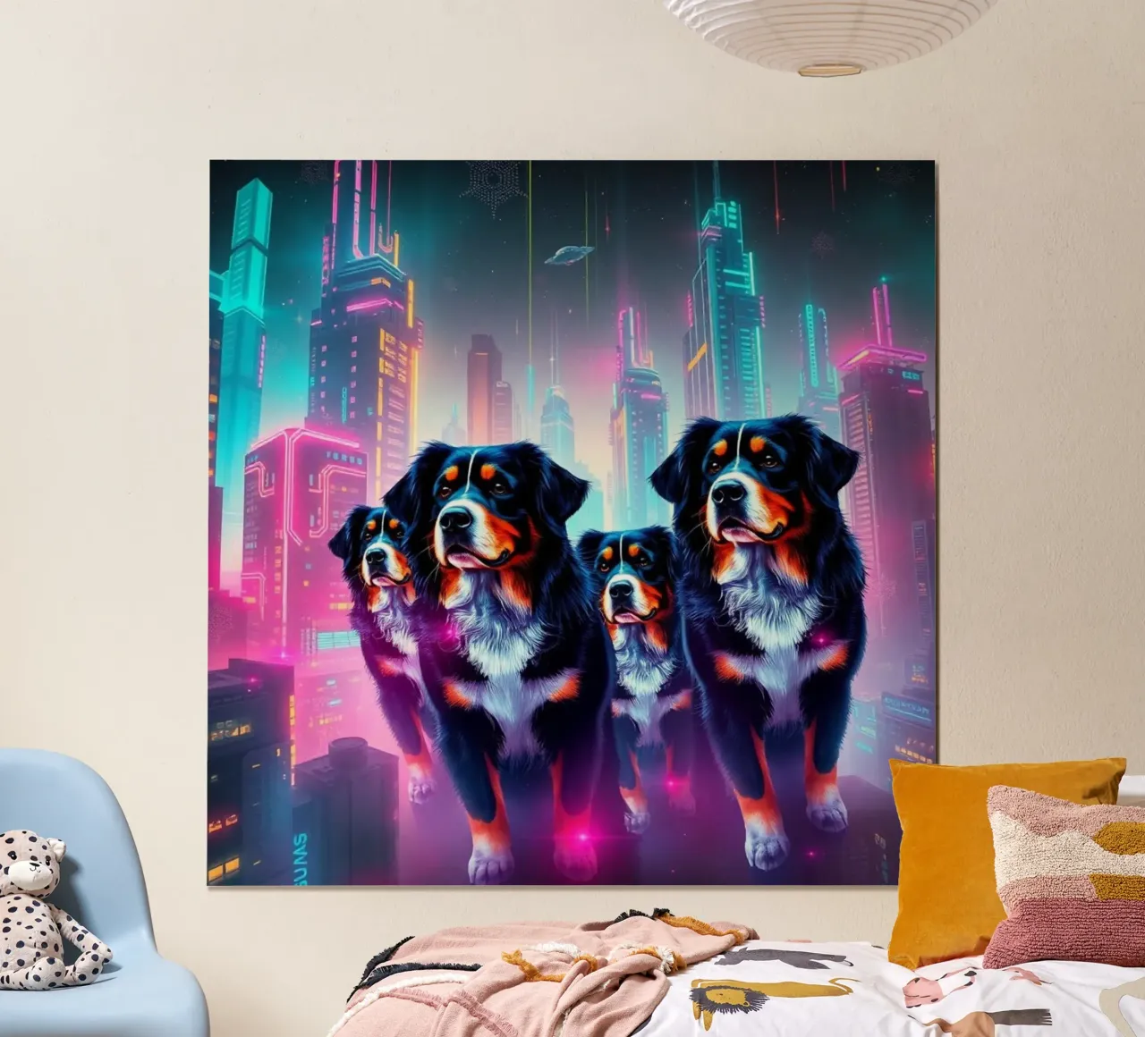 Bellissimo cane da montagna bernese #49 poster da Yumis.Beargang.and.Me
