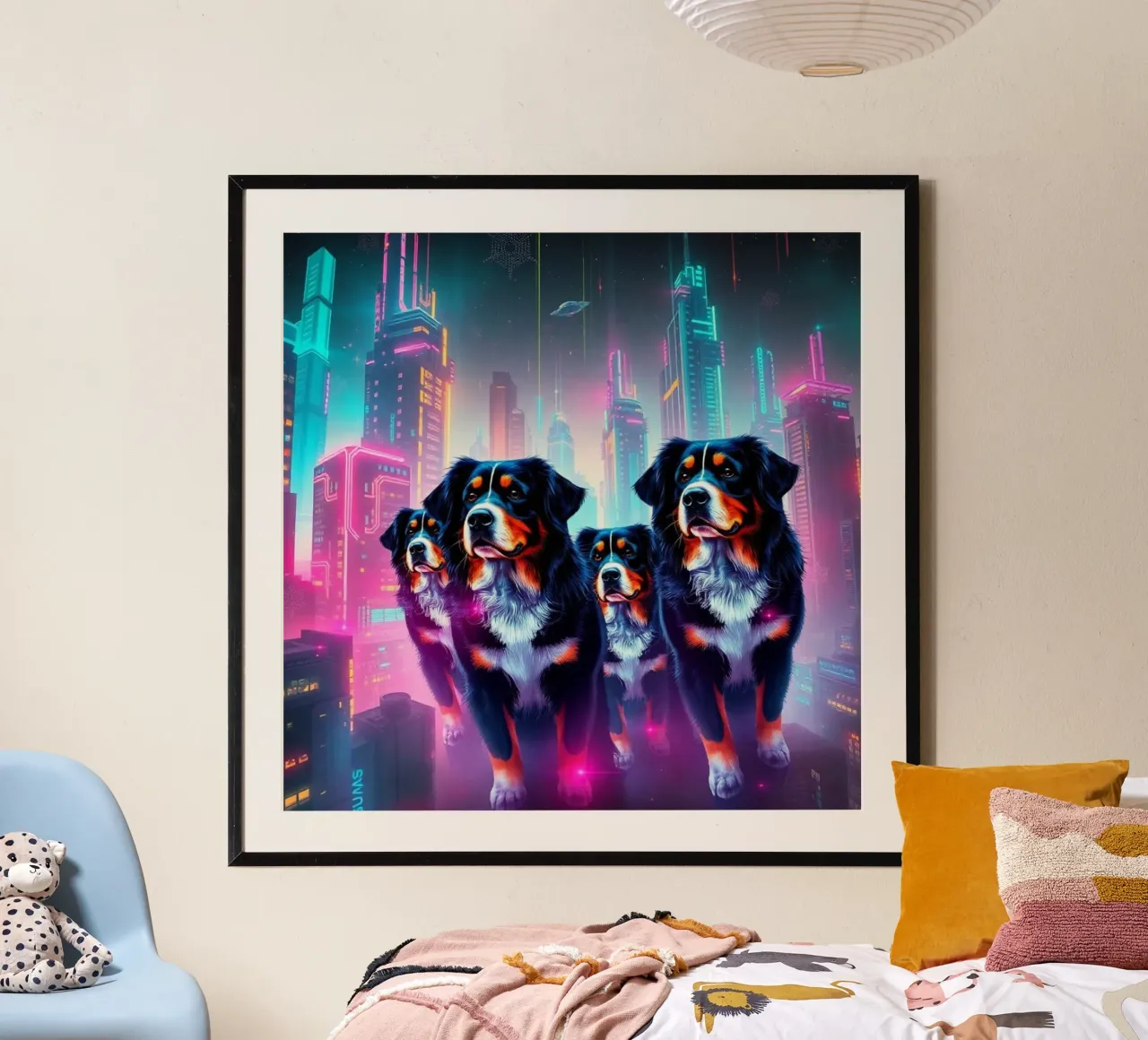 Bellissimo cane da montagna bernese #49 poster da Yumis.Beargang.and.Me