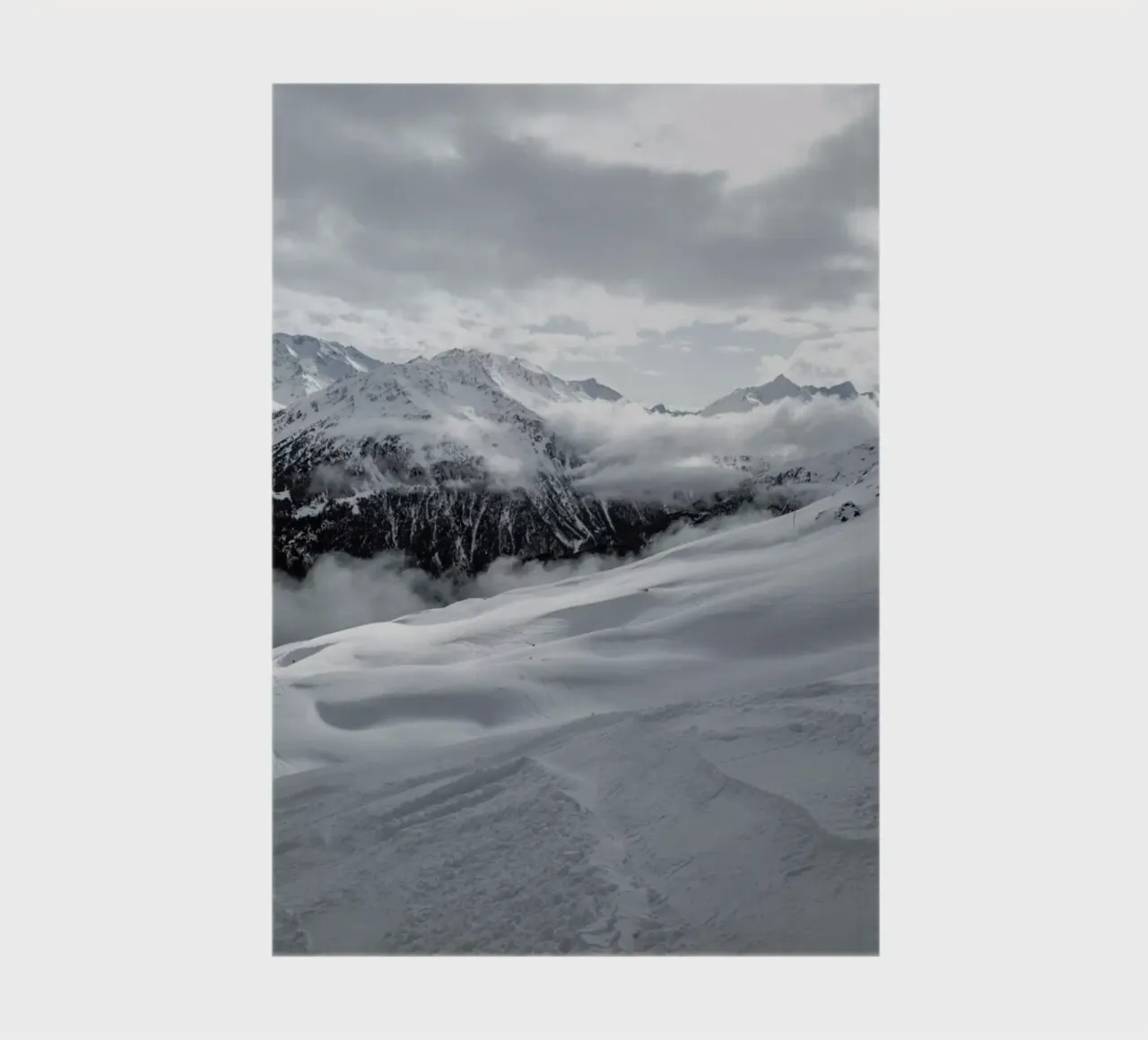 Clouds In The Mountains notebook by Sebastian Hilgetag