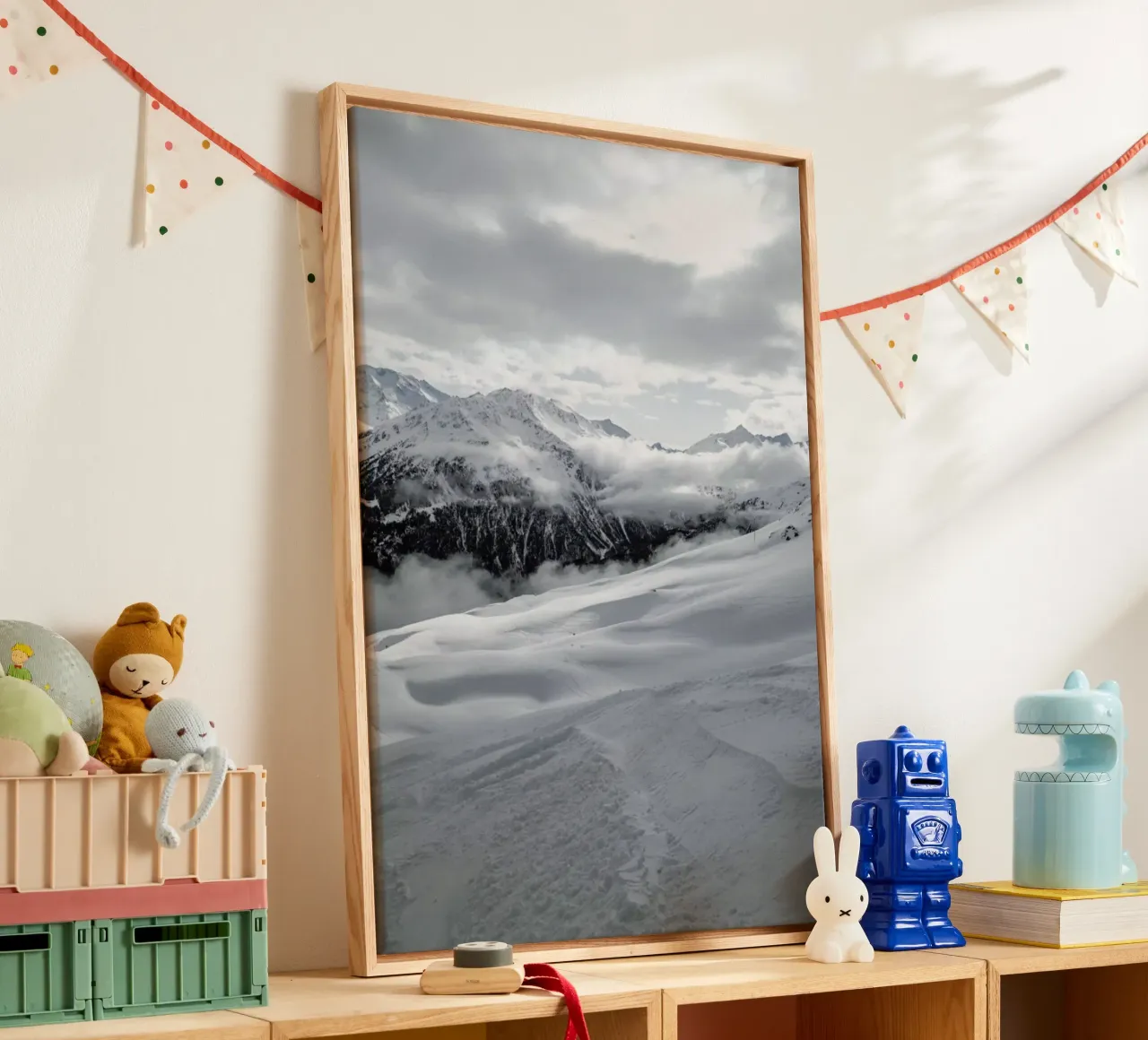 Clouds In The Mountains tela da Sebastian Hilgetag