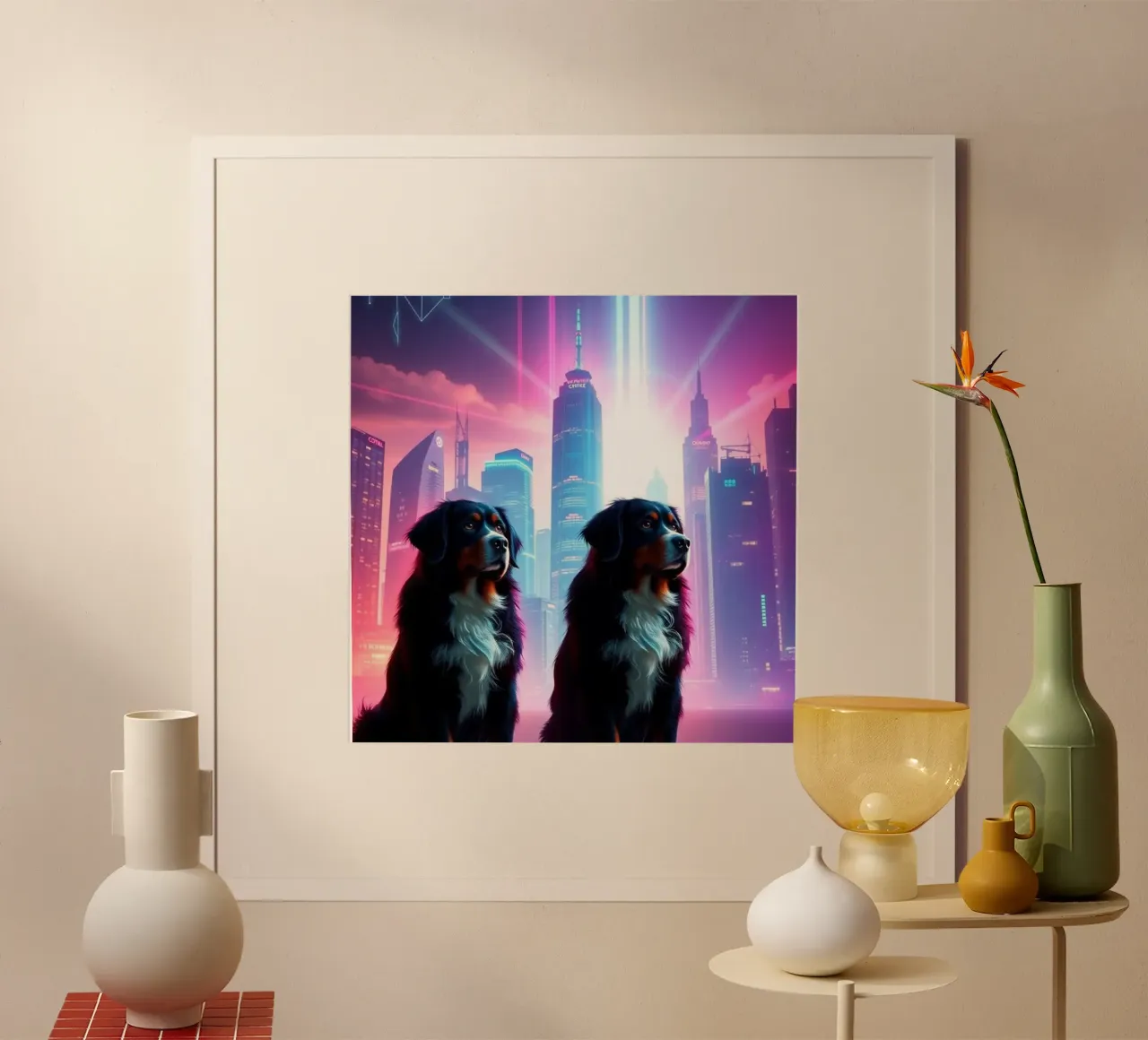 Bellissimo cane da montagna bernese #50 poster da Yumis.Beargang.and.Me