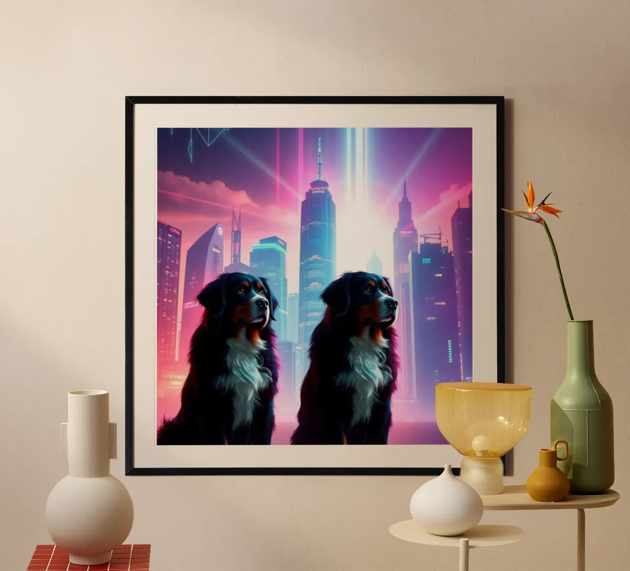Bellissimo cane da montagna bernese #50 poster da Yumis.Beargang.and.Me