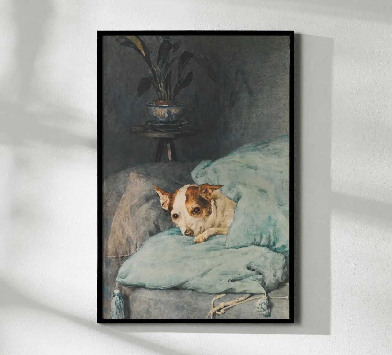 Arte cinofila d'epoca, Rat Terrier, Fox Terrier, infilato poster da Vibrant Vintage Prints