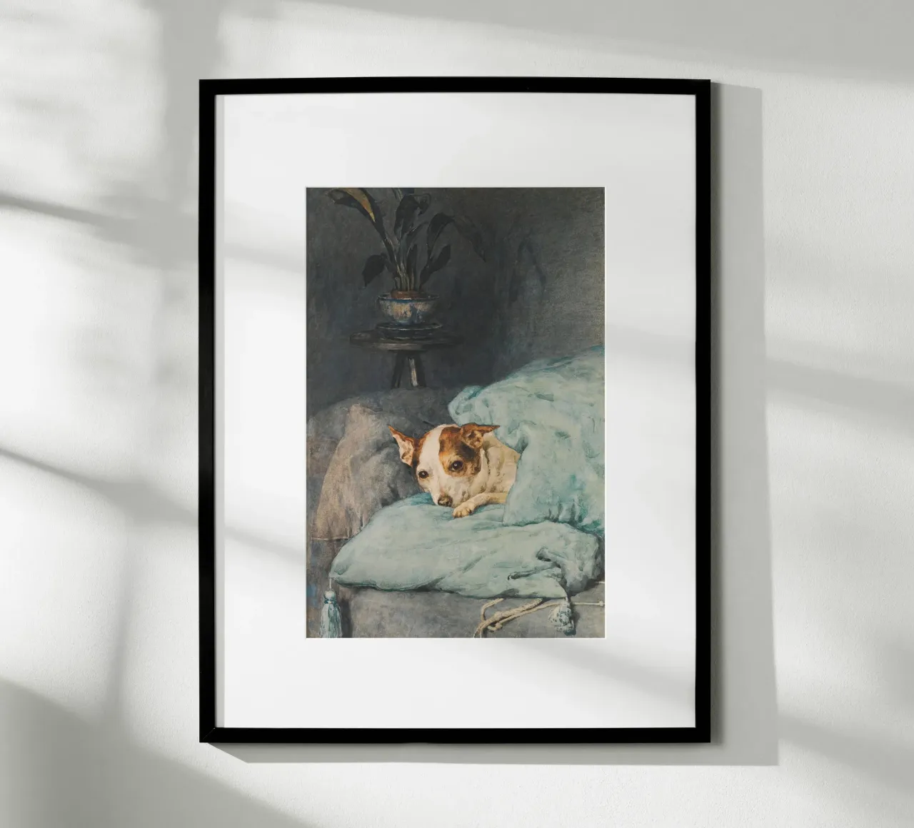 Arte cinofila d'epoca, Rat Terrier, Fox Terrier, infilato poster da Vibrant Vintage Prints