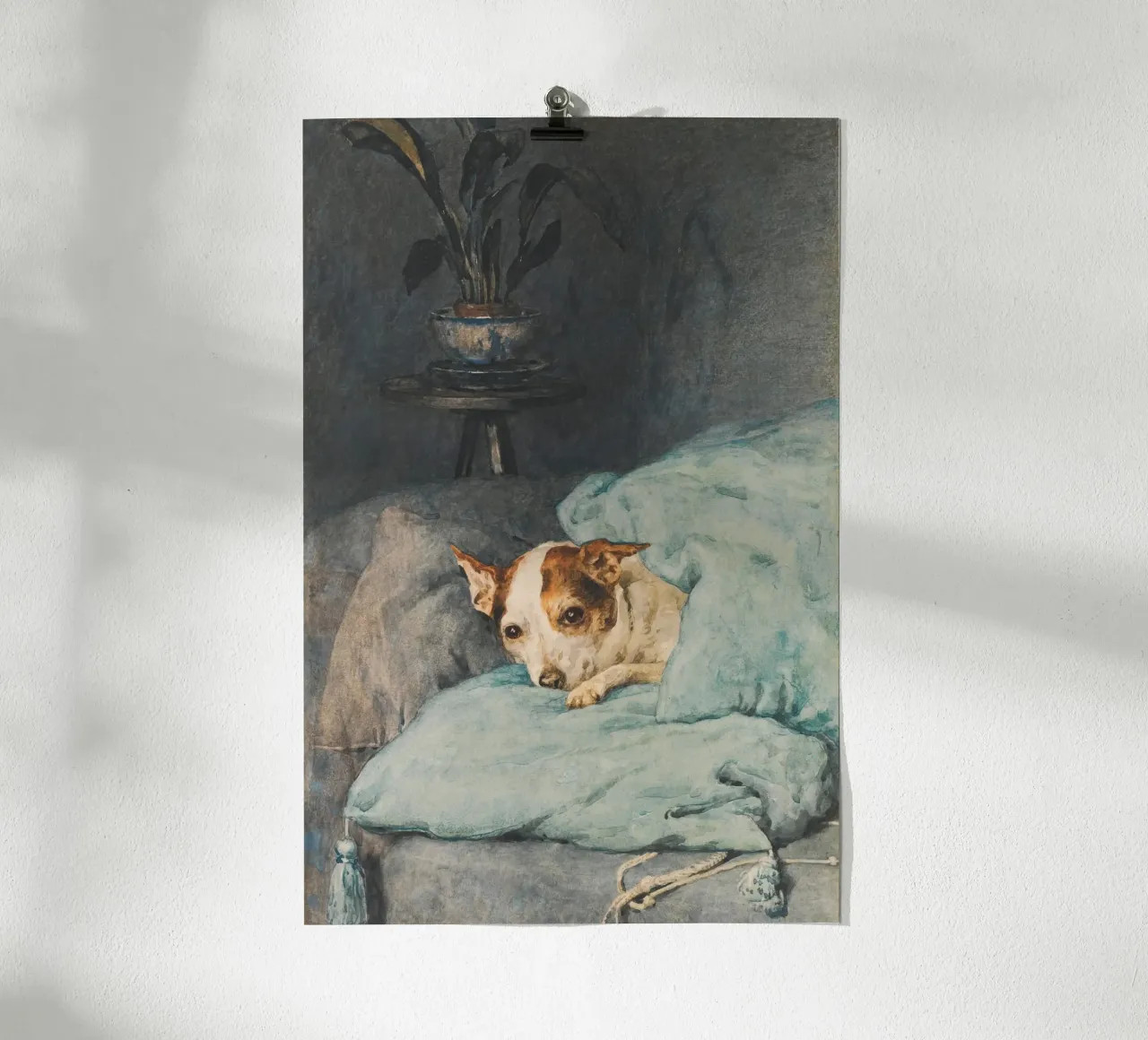Arte cinofila d'epoca, Rat Terrier, Fox Terrier, infilato poster da Vibrant Vintage Prints