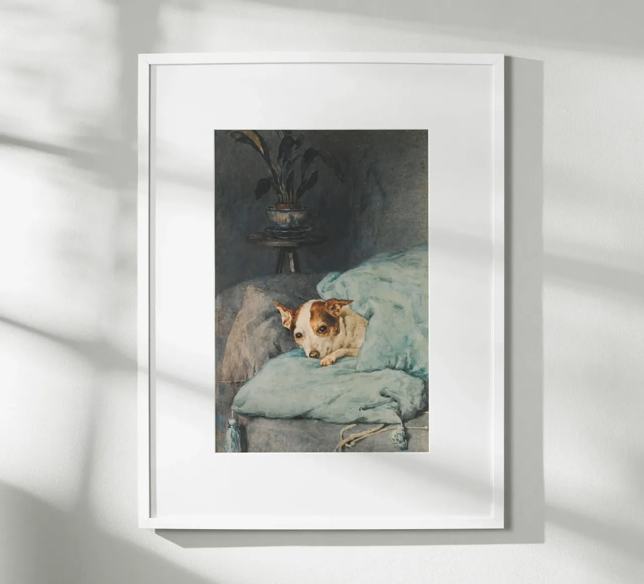 Arte cinofila d'epoca, Rat Terrier, Fox Terrier, infilato poster da Vibrant Vintage Prints