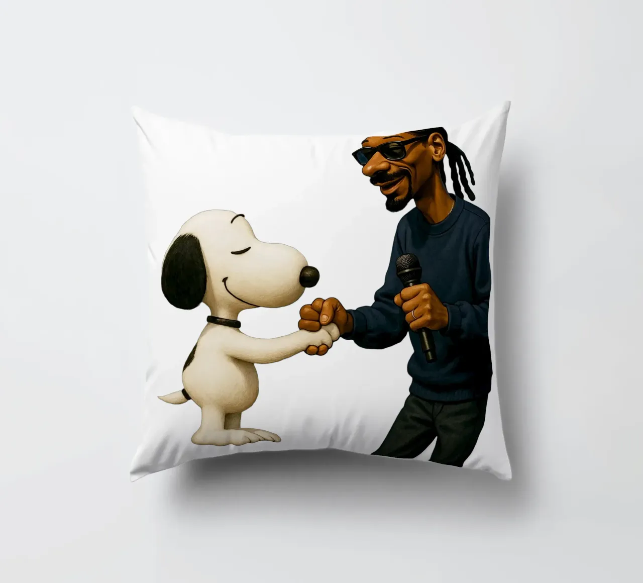 Snoopy VS Snoop Trending Now cuscino da Urban Life