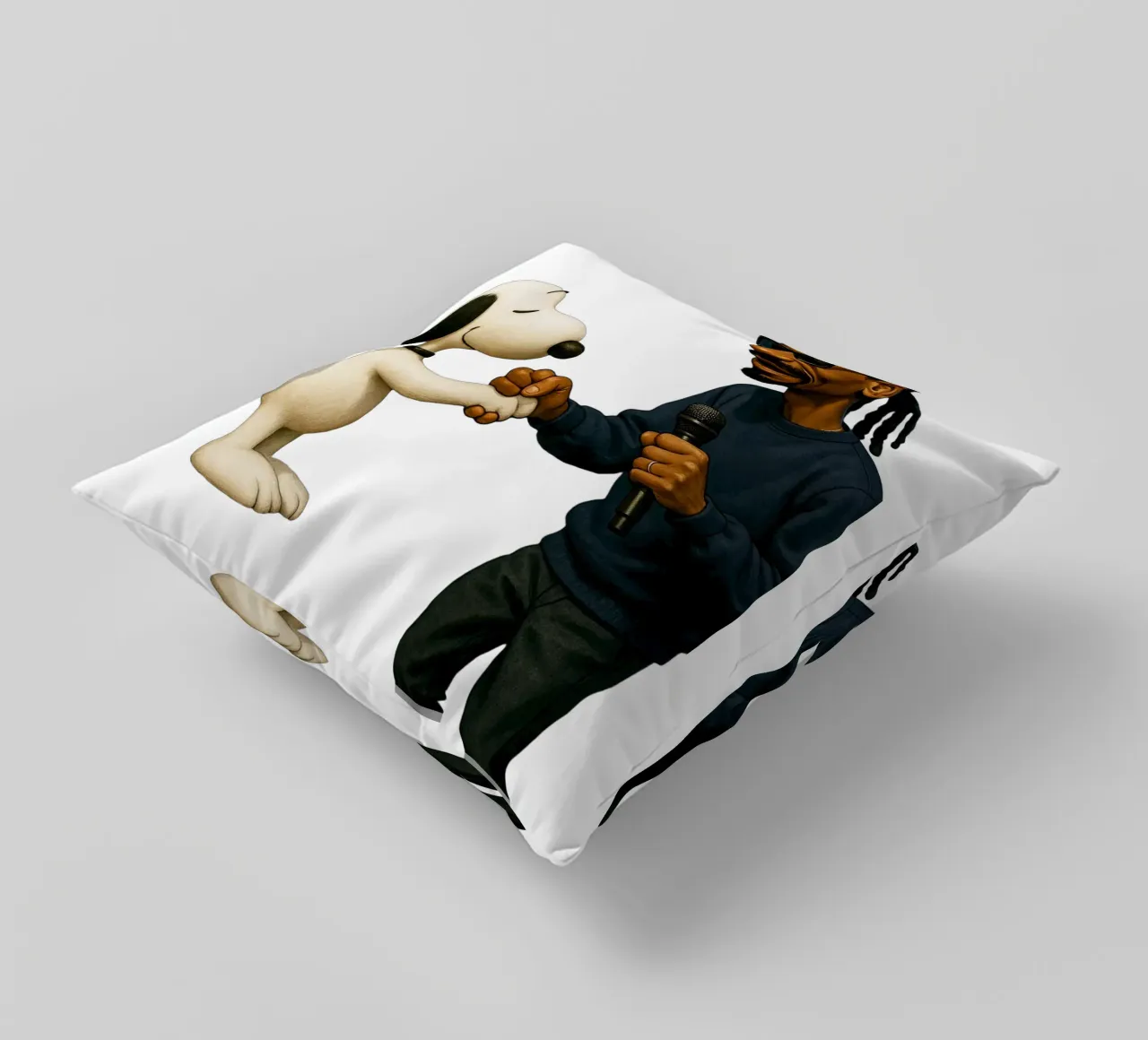 Snoopy VS Snoop Trending Now cuscino da Urban Life