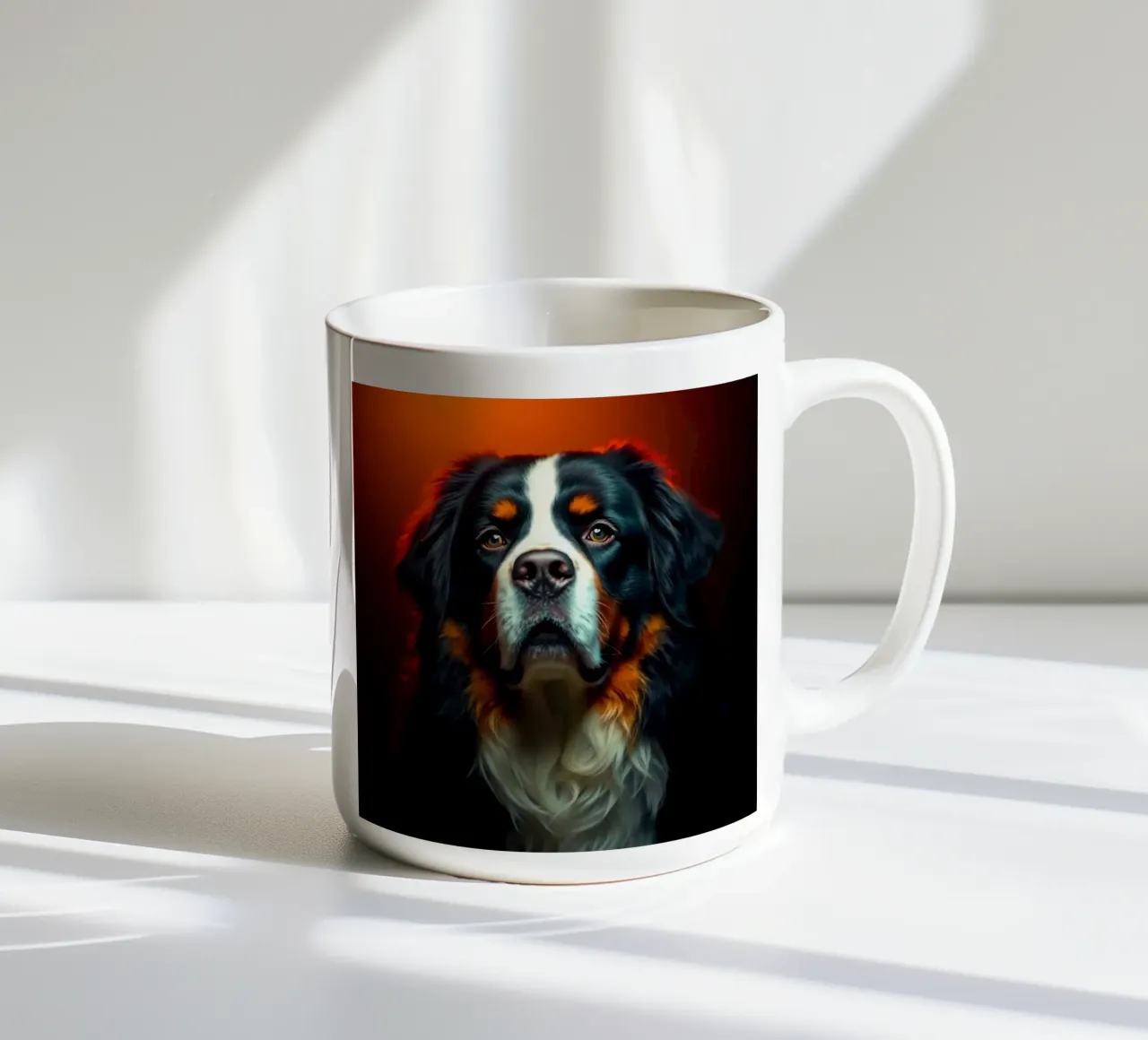 Schöner Berner Sennenhund #52 Keramik Tasse von Yumis.Beargang.and.Me
