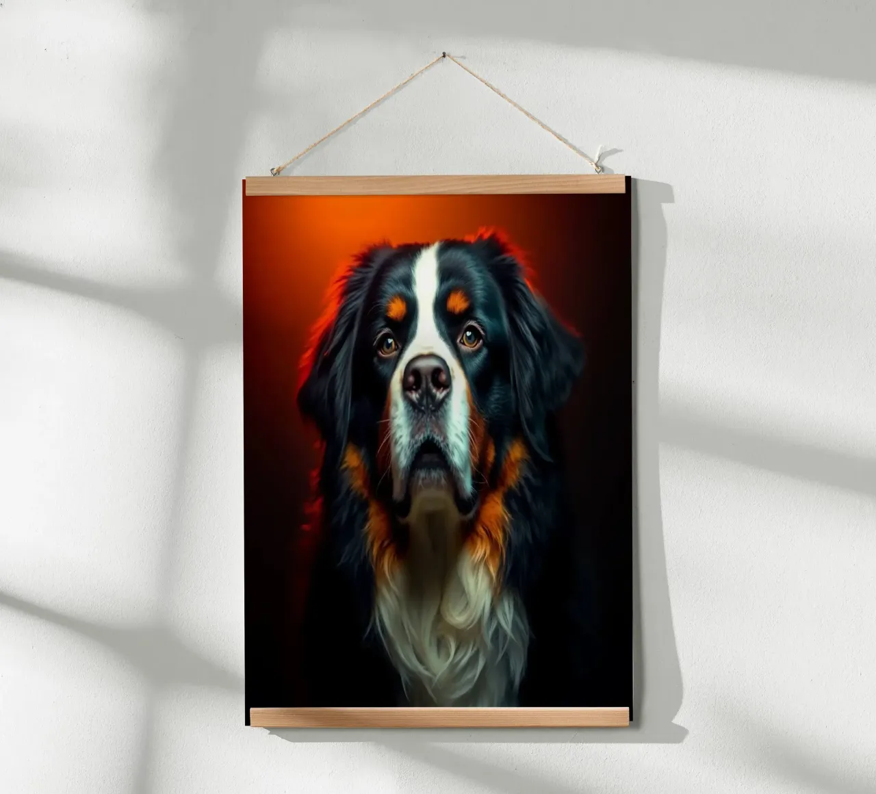 Bellissimo cane da montagna bernese #52 poster da Yumis.Beargang.and.Me