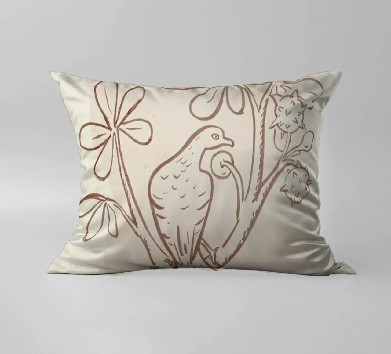 Gestel - Pigeon on a Branch of a Chestnut Tree cuscino da Vintage by JUNIQE