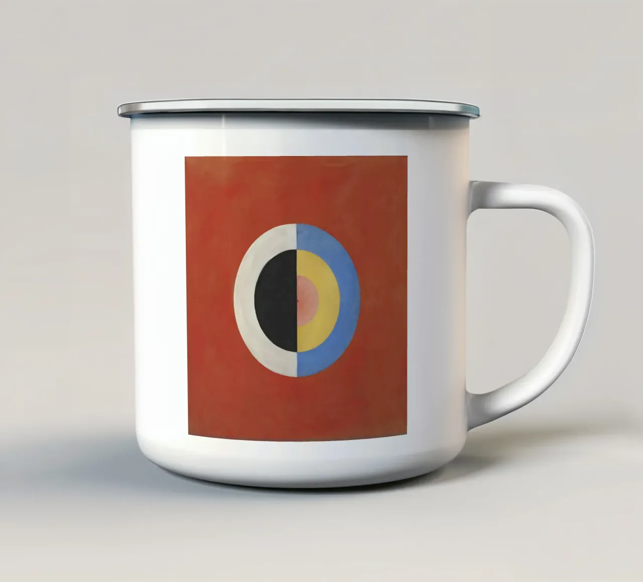 hilma af klint el cisne nº 17 taza de esmalte de 50 masterpieces