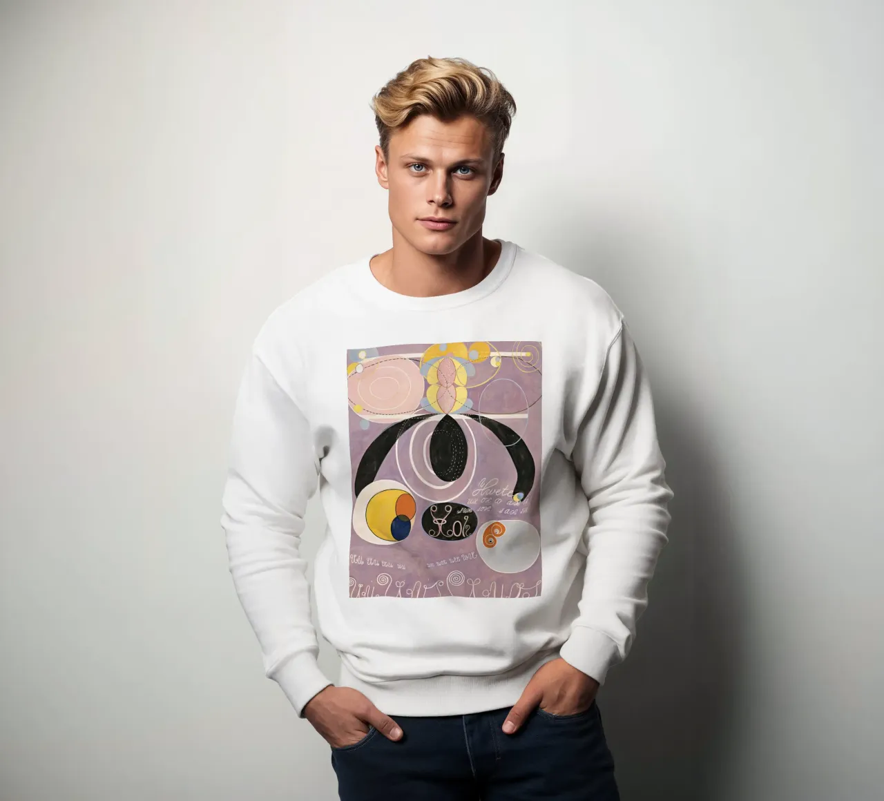 Hilma Af Klint I dieci più grandi No6 felpa da 100 masterpieces