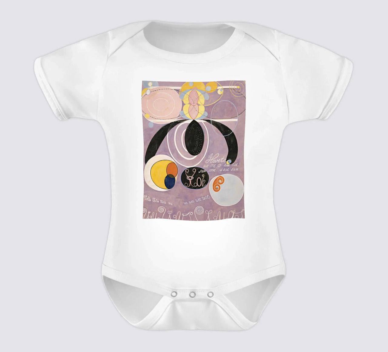 Hilma Af Klint De Tien Grootste No6 babyrompertje korte mouwen van 50 masterpieces