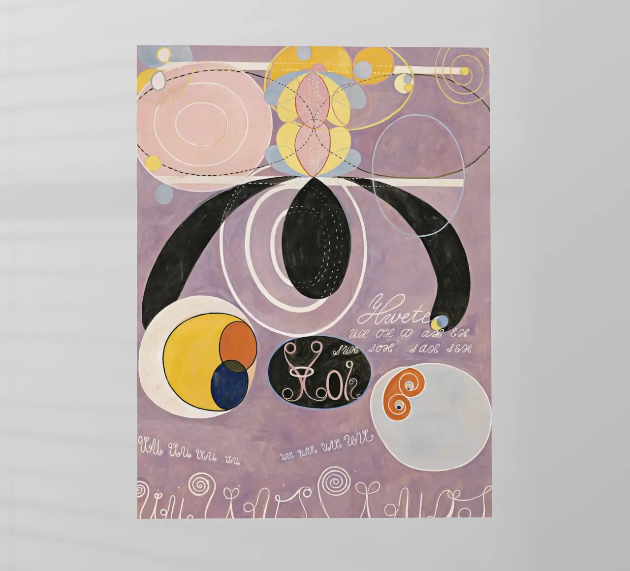 Hilma Af Klint I dieci più grandi No6 pellicola backlit da 100 masterpieces