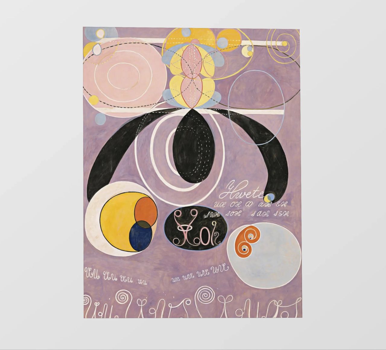 Hilma Af Klint I dieci più grandi No6 pellicola backlit da 50 masterpieces