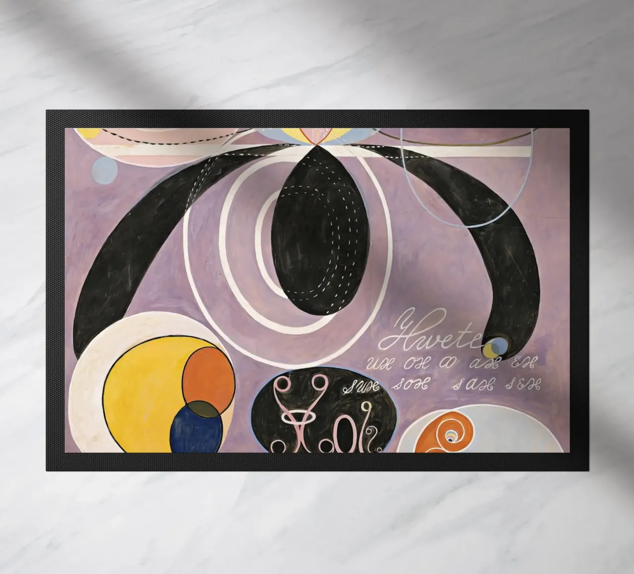 Hilma Af Klint Los diez mayores nº 6 felpudo de 50 masterpieces