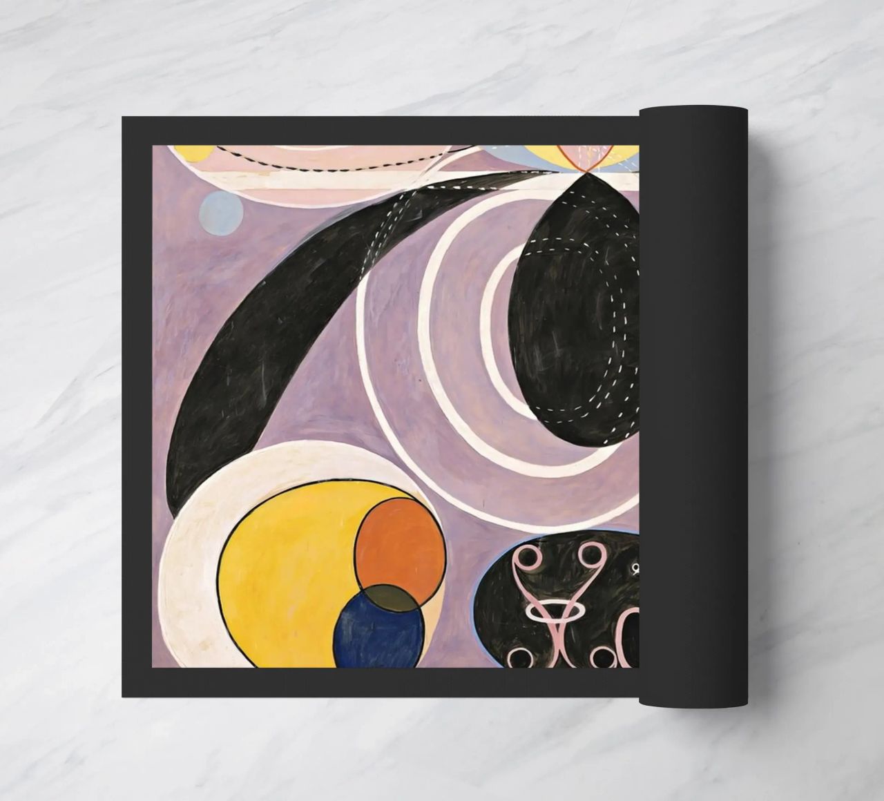 Hilma Af Klint The Ten Largest No6 doormat by 50 masterpieces