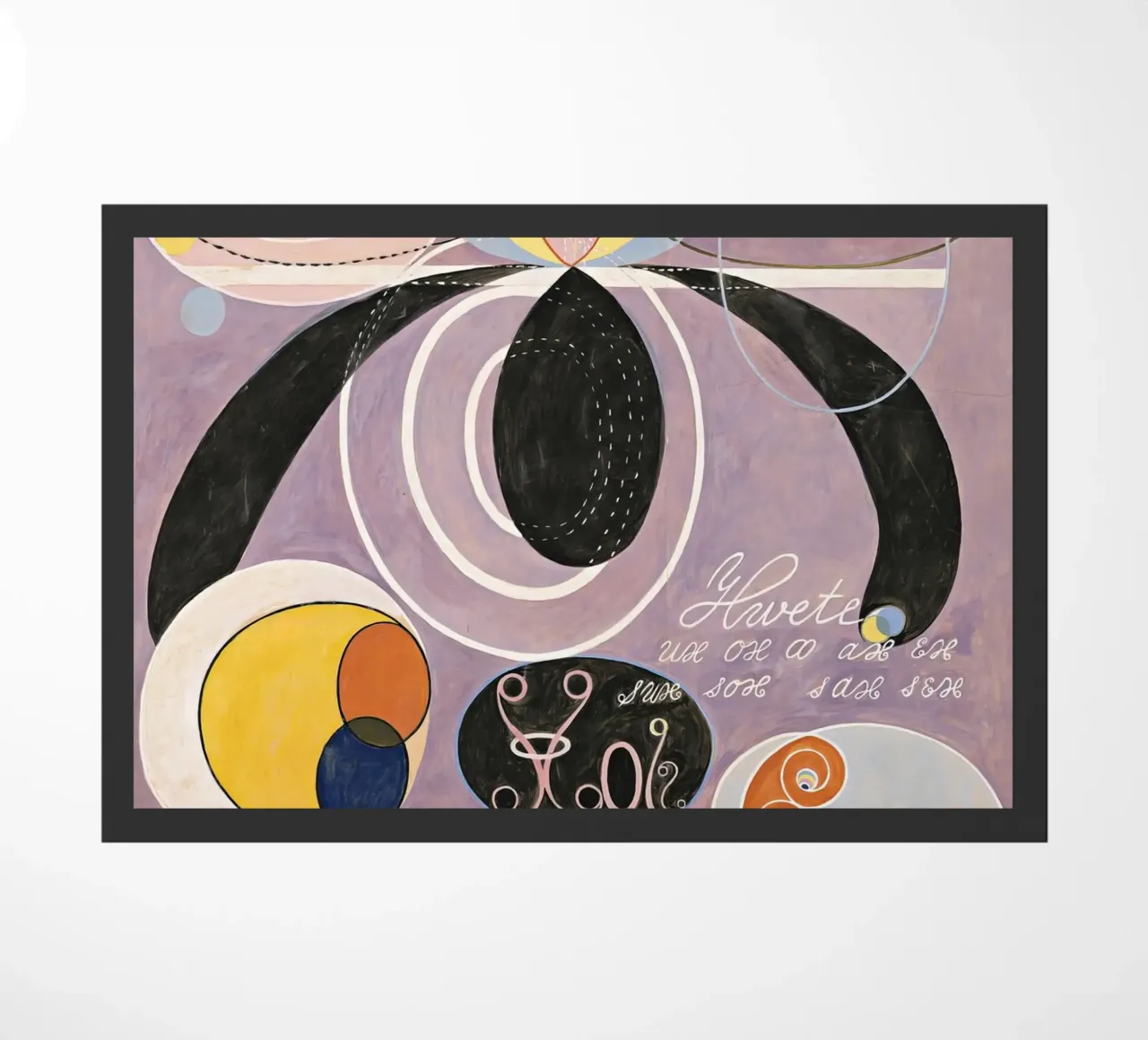 Hilma Af Klint Los diez mayores nº 6 felpudo de 50 masterpieces