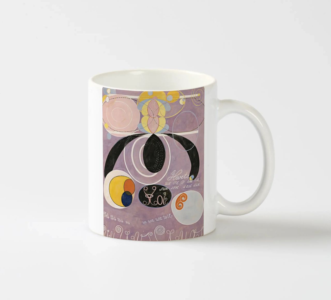 Hilma Af Klint De Tien Grootste No6 keramische mok van 50 masterpieces