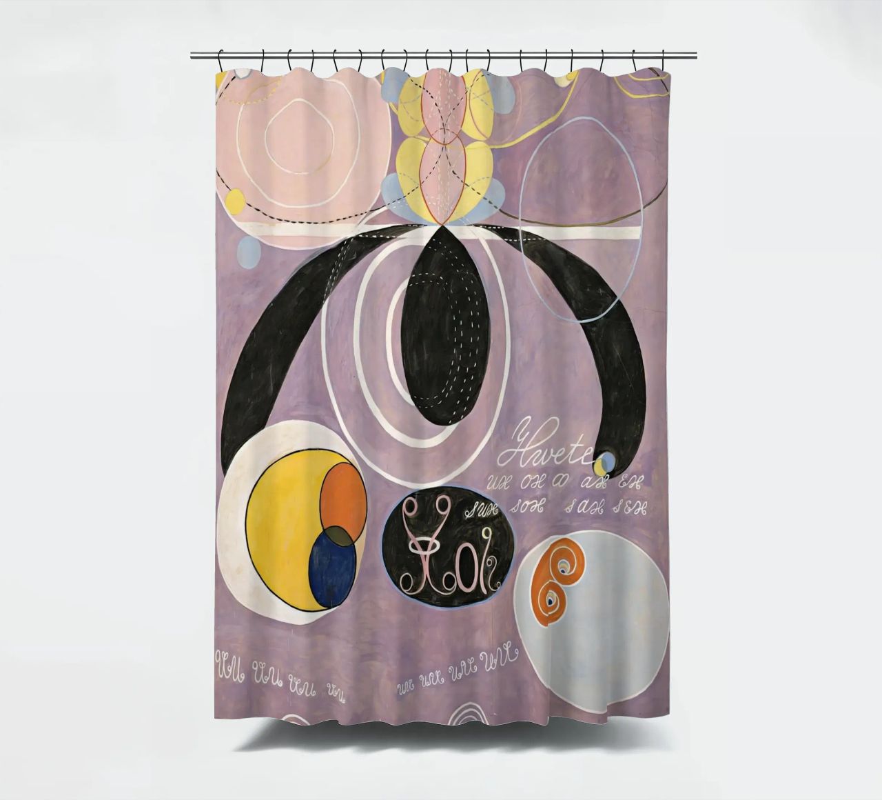 Hilma Af Klint De Tien Grootste No6 douchegordijn van 50 masterpieces