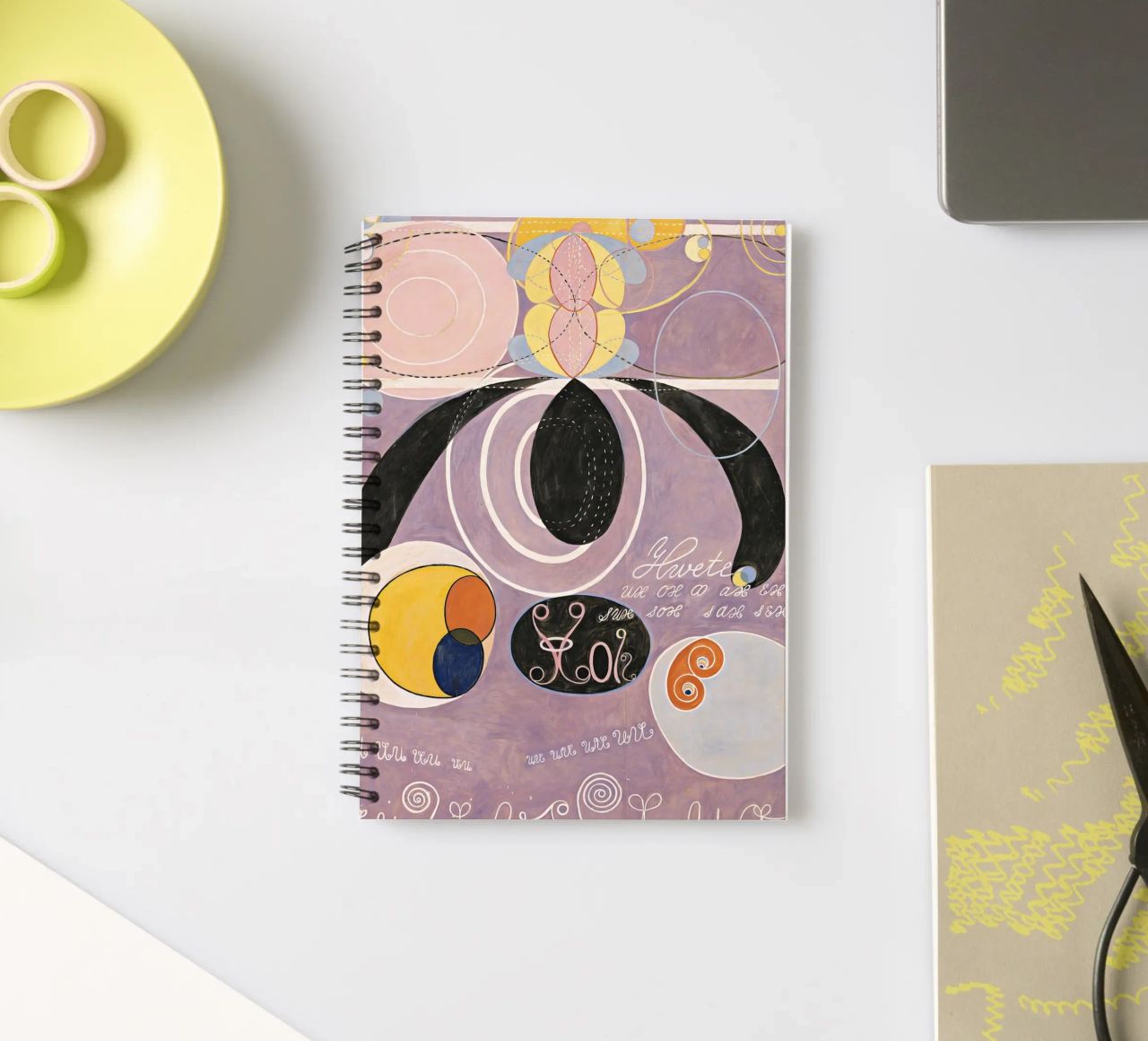 Hilma Af Klint The Ten Largest No6 spiral notebook by 50 masterpieces